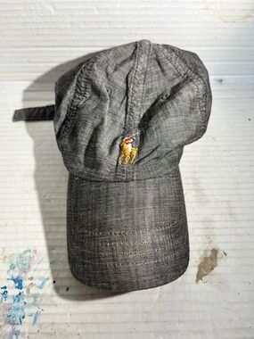 Polo by Ralph Lauren Charcoal Gray Polo Player Embroidered Cap